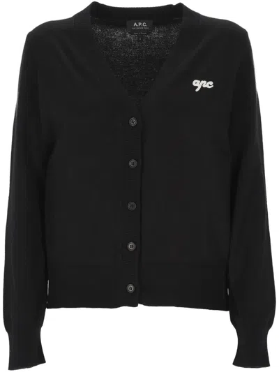 Apc A.p.c. Sweaters In Black