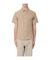 Apc A.p.c. Chemisette Bellini Logo Clothing In Brown