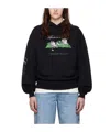 Apc Black Jjjjound Edition 'hôtel Souvenirs' Hoodie In Black