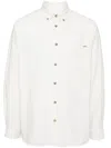 Apc A.p.c. Classic Button-down Shirt With Subtle Logo Detail In Multi