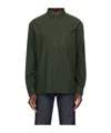 Apc Green Mateo Shirt In Black