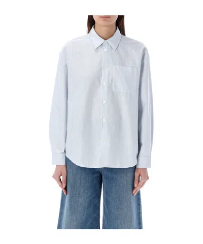 APC A.P.C. STRIPED BOYFRIEND SHIRT