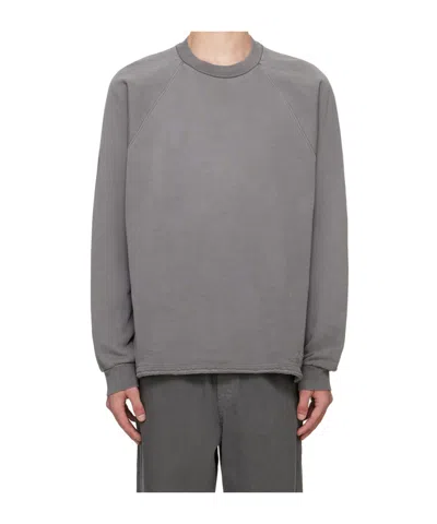 Apc Logo Embroidered Sweatshirt In Gray