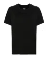 Apc Logo-embroidered T-shirt In Black