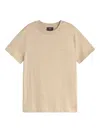 Apc Logo-embroidered T-shirt In Neutral