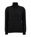 Apc Logo-embroidered Wool Jumper In Black