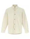 Apc Long-sleeve Cotton Shirt With Classic Collar