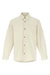 Apc Long-sleeve Cotton Shirt With Classic Collar