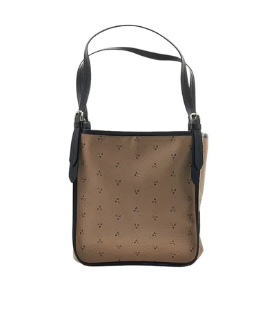Apc Logo Handbag In Brown