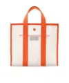 Apc A.p.c. Louise Small Shopper Bag In White