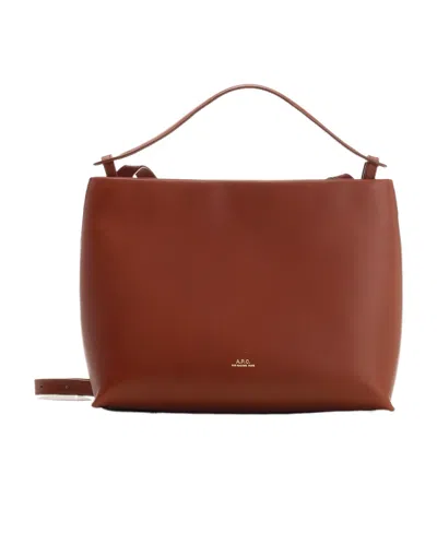 Apc Ashley Crossbody - A. P.c. - Cotton - Hazelnut In Brown