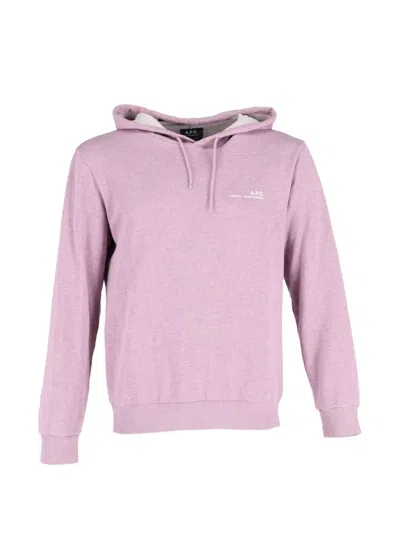 Pre-owned Apc Logo Hoodie In Pink
