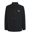 Apc A.p.c. Regis' Black Cotton Blend Shirt In Black
