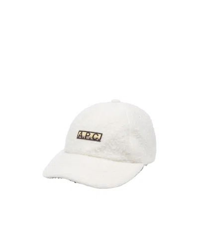Apc Logo-patch Cap In White