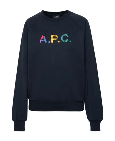 APC A.P.C. LOGO PATCH CREWNECK SWEATSHIRT