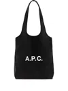 Apc Logo-plaque Tote Bag In Black
