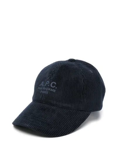 Apc Logo-print Cap In Black