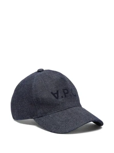 Apc Logo-print Cap In Black