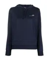 Apc Logo-print Cotton Hoodie In Black