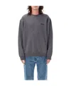 Apc Logo-print Cotton Sweatshirt In Black