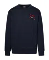 Apc Logo-print Cotton Sweatshirt In Black