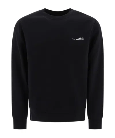 APC A.P.C. LOGO PRINTED CREWNECK SWEATSHIRT