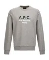 Apc A.p.c. Sweatshirt With Logo In Gray
