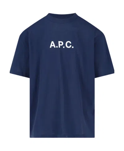 Apc Logo-print Cotton T-shirt