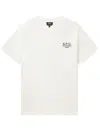 Apc Logo-print Cotton T-shirt In White
