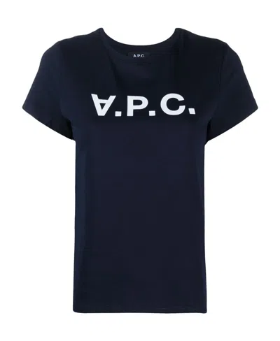 APC A.P.C. LOGO PRINTED CREWNECK T-SHIRT