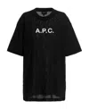 Apc Logo-print Cotton T-shirt In Black