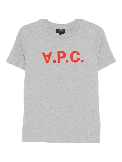 APC LOGO-PRINT COTTON T-SHIRT