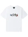 Apc Logo-print Cotton T-shirt In White