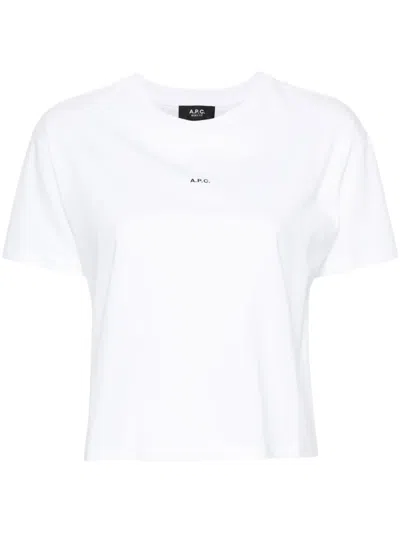 APC LOGO印花棉T恤