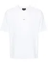 Apc Logo-print Cotton T-shirt In White