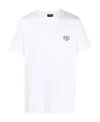 Apc A.p.c. Raymond T Shirt With Embroidered Logo In White