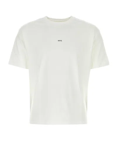 APC A.P.C. LOGO DETAILED CREWNECK T-SHIRT