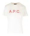 Apc A.p.c. Vpc Logo T Shirt In White