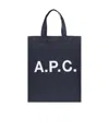 Apc A.p.c. Laure Denim Tote Bag In Black