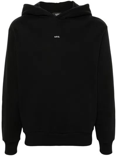 APC LOGO-PRINT HOODIE