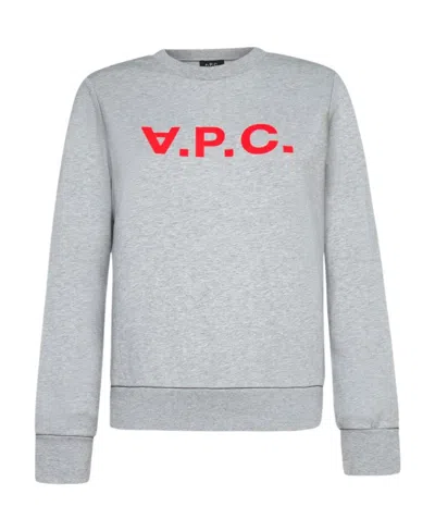 APC LOGO-PRINT LONG-SLEEVE SWEATSHIRT