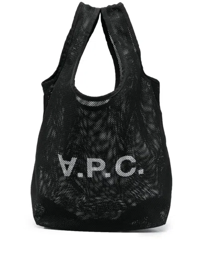APC LOGO-PRINT MESH TOTE BAG