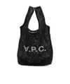 Apc Logo-print Mesh Tote Bag In Black