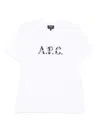 Apc Logo-print Organic Cotton Hugo T-shirt In White