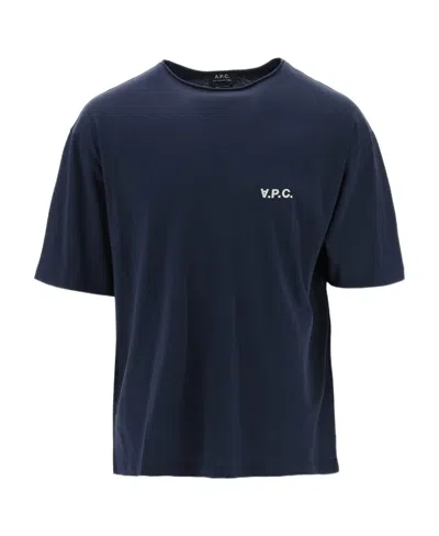 APC A.P.C. LOGO-PRINTED CREWNECK T-SHIRT