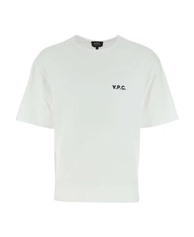 APC A.P.C. LOGO-PRINTED CREWNECK T-SHIRT
