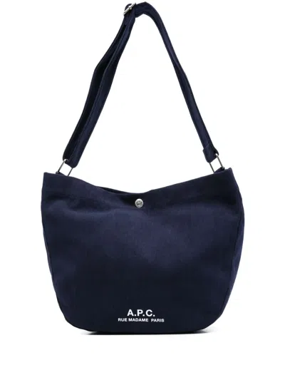Apc Logo-print Shoulder Bag