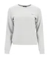 Apc Logo Print Sweatshirt In Gray