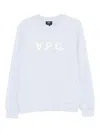 Apc Logo-print Sweatshirt In Gray
