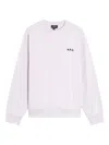 Apc Logo-print Sweatshirt In Pink